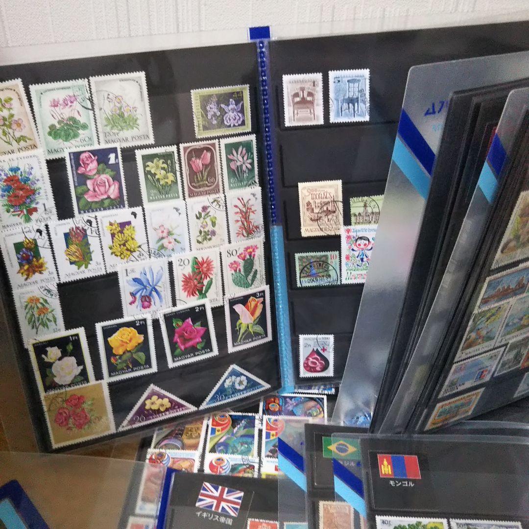 ストックブック14冊 外国切手入り
