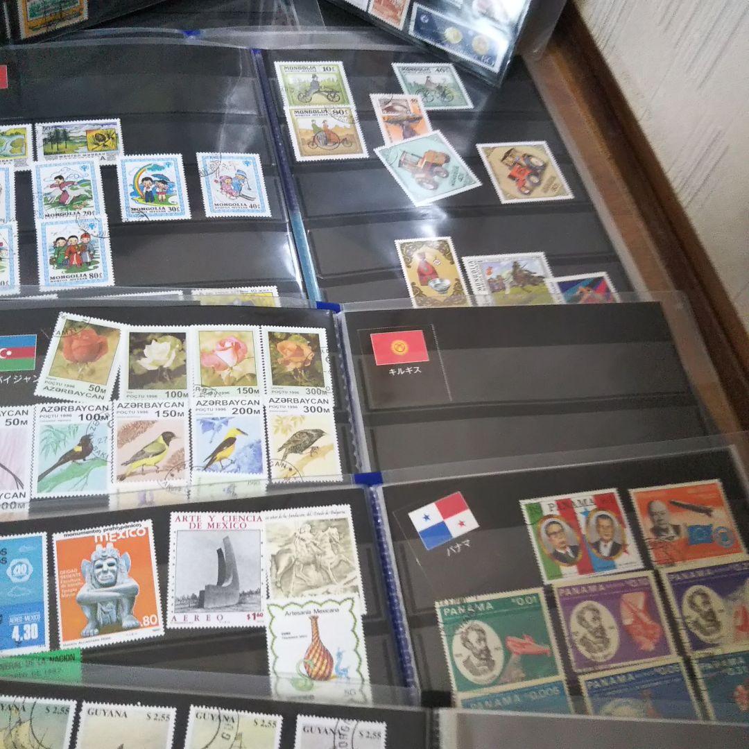 ストックブック14冊 外国切手入り