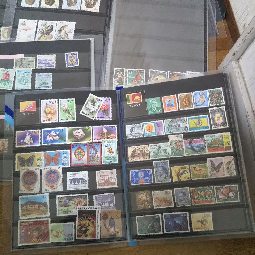 ストックブック14冊 外国切手入り