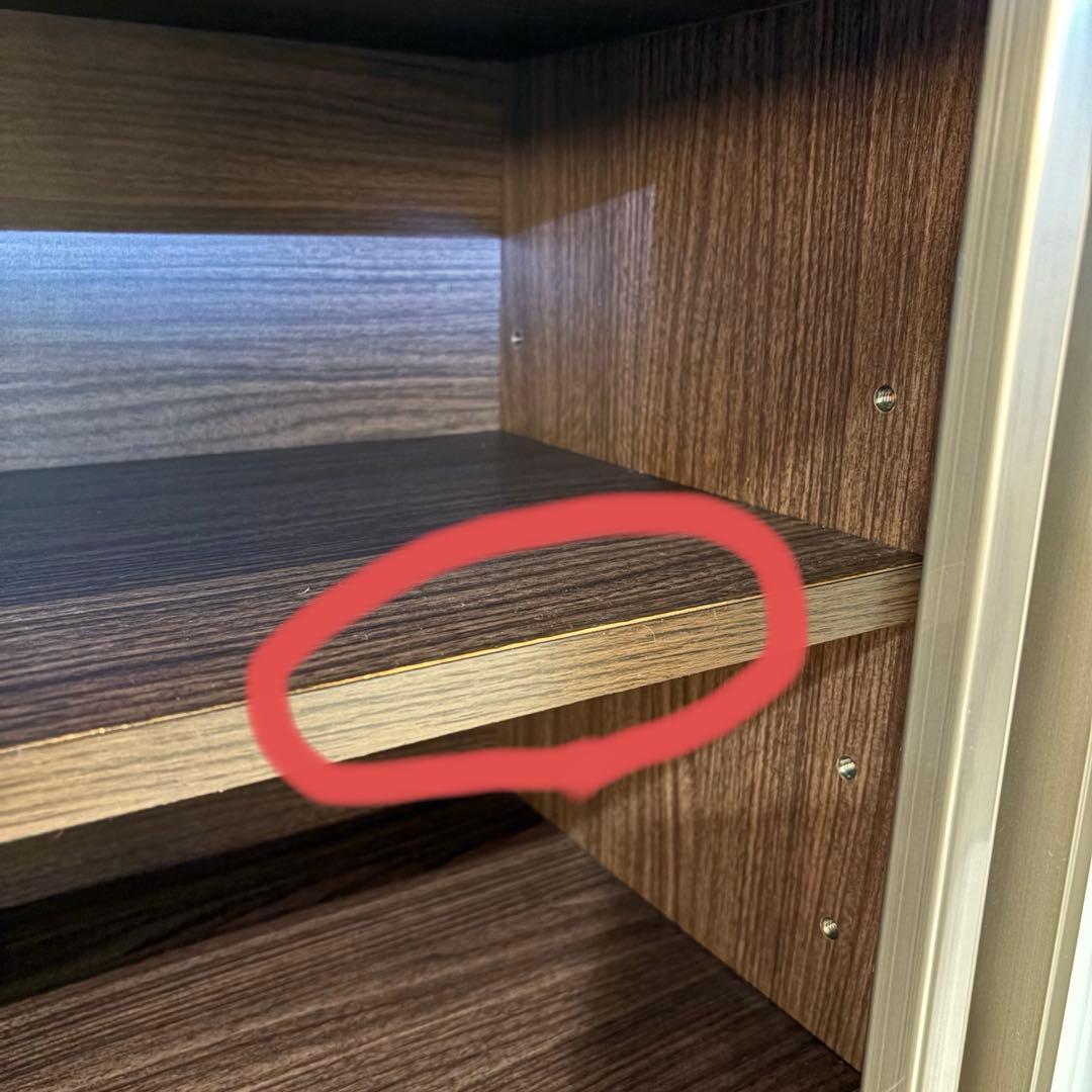 【送料込】キッチンボード 食器棚