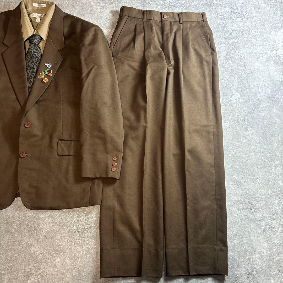 セットアップ ダブルスーツ 成人式 入学式 ピンズ vintage no.105