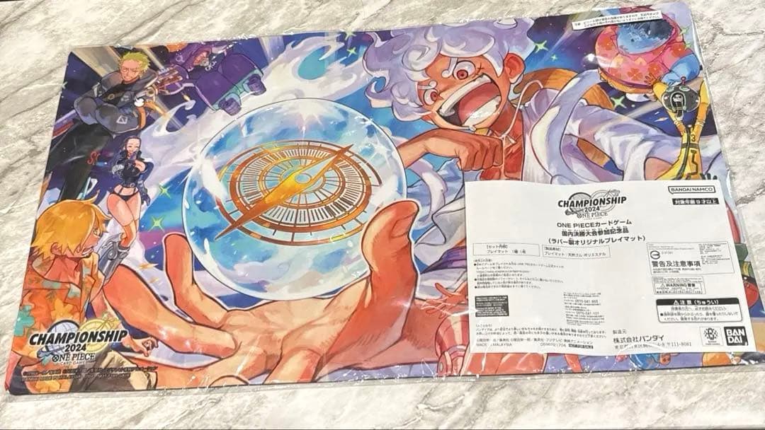 新品未開封ワンピースカードゲーム　全国大会　決勝大会　日本一決定戦　プレイマット