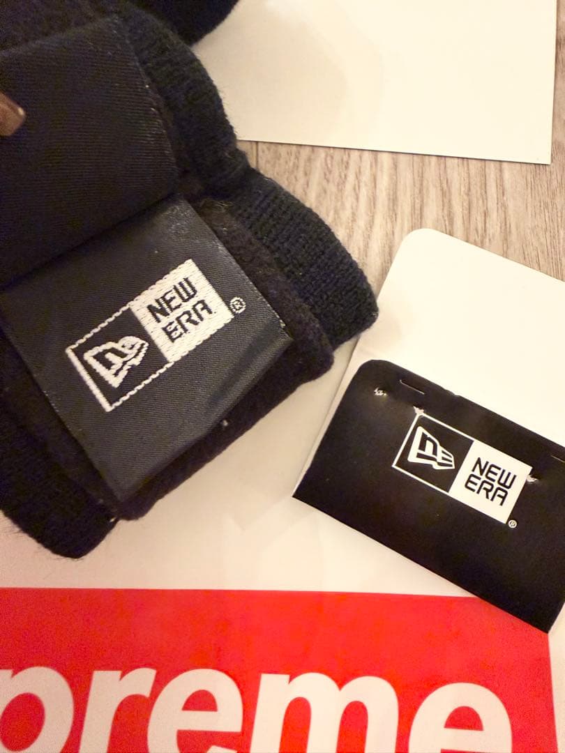 Supreme New Era Big Logo ヘアバンド ブラック