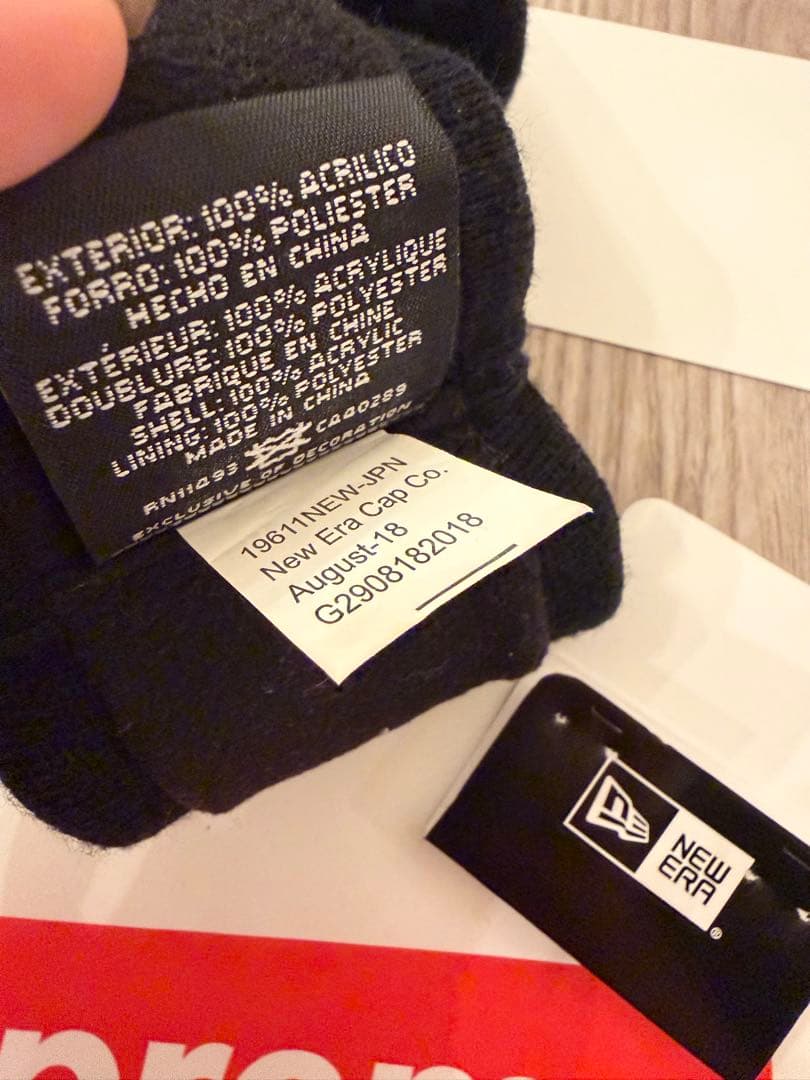 Supreme New Era Big Logo ヘアバンド ブラック