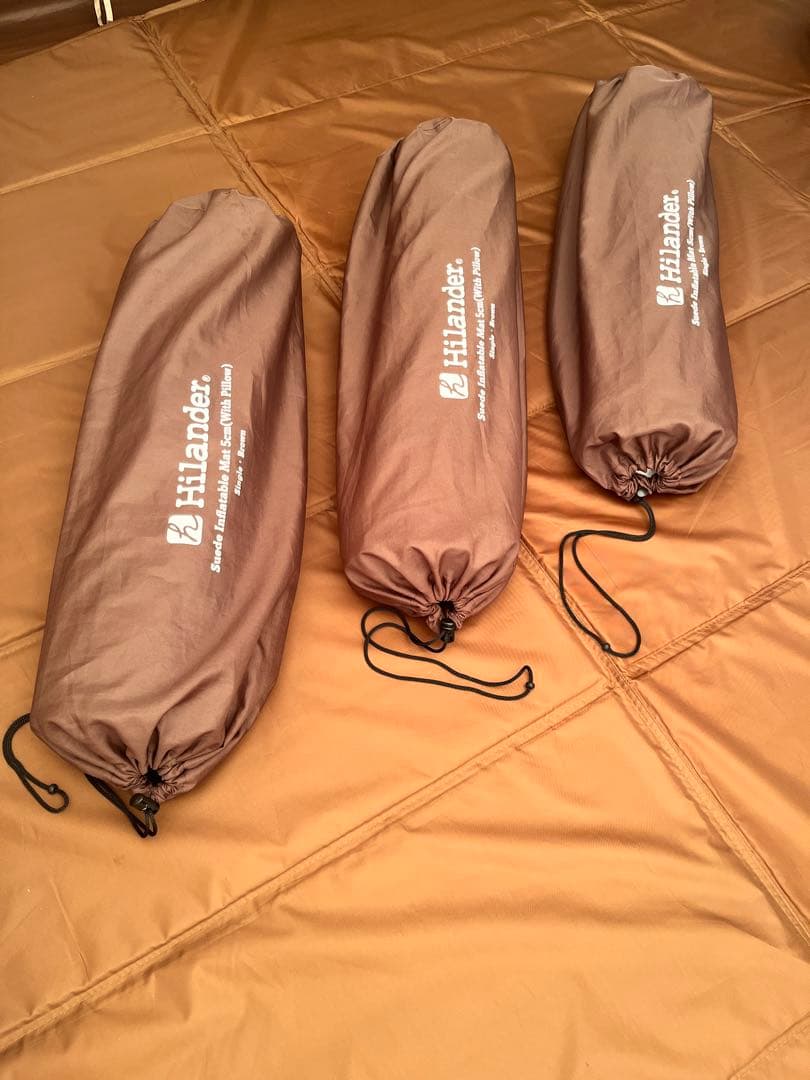 Hilander エアーマットレス ブラウン3セット
