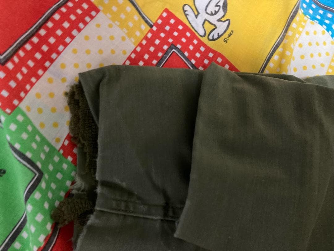 Masashius navy A-2 デッキジャケット コンマージッパー