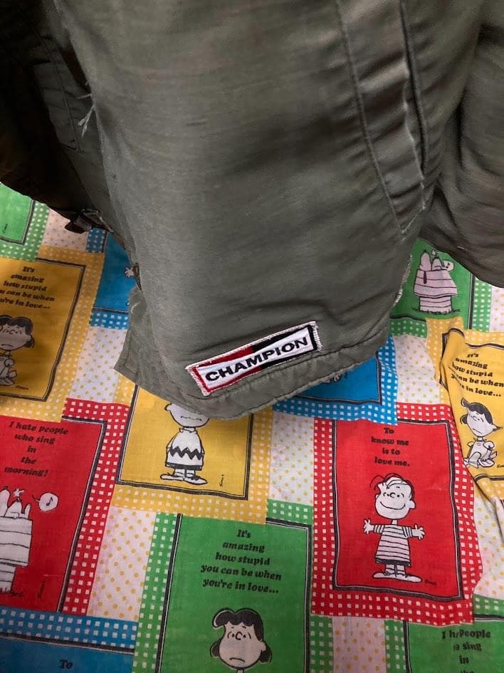 Masashius navy A-2 デッキジャケット コンマージッパー