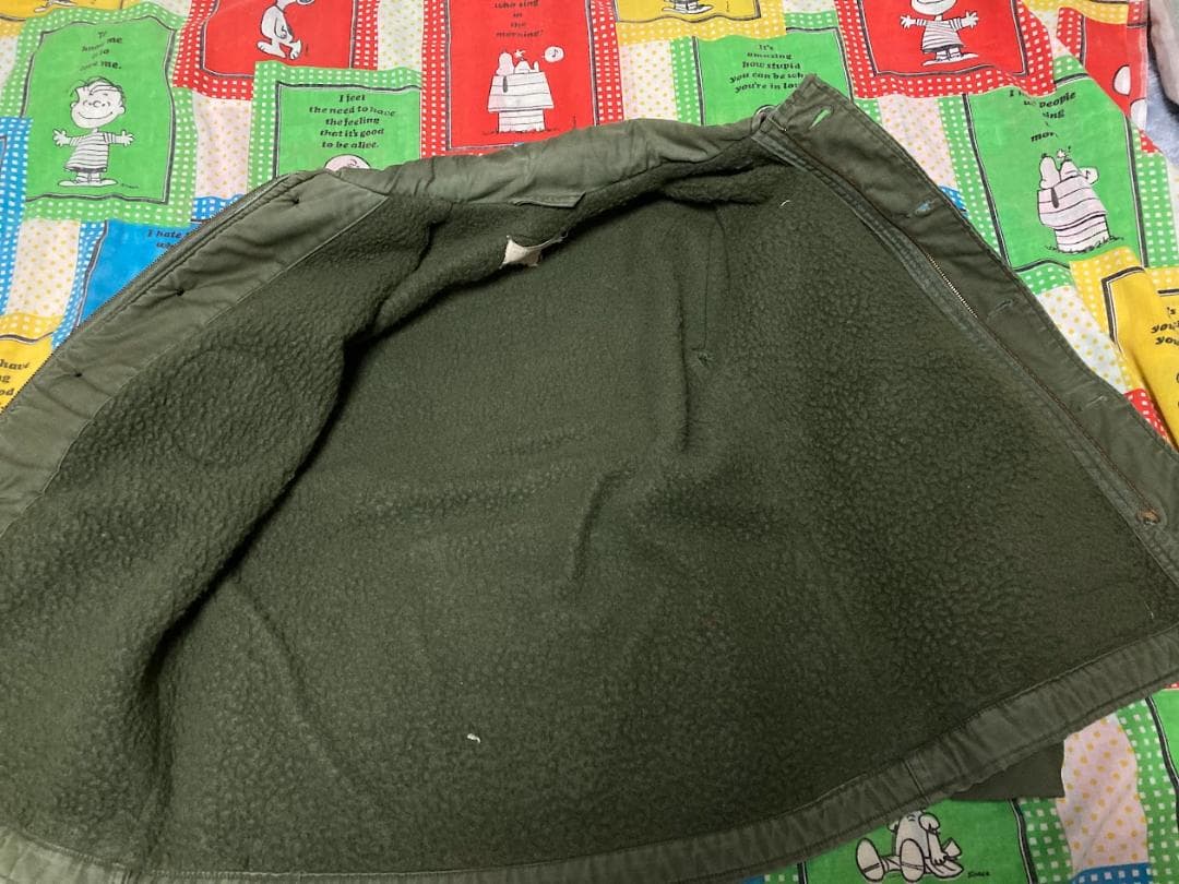 Masashius navy A-2 デッキジャケット コンマージッパー