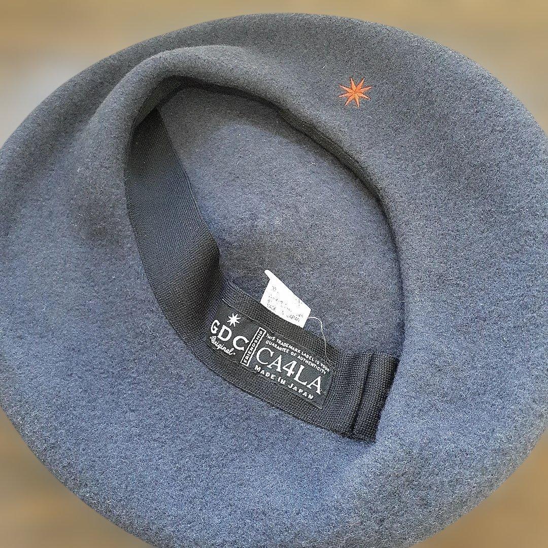 レア GDC x CA4LA ネイビー ベレー帽 Kj着キムタク着