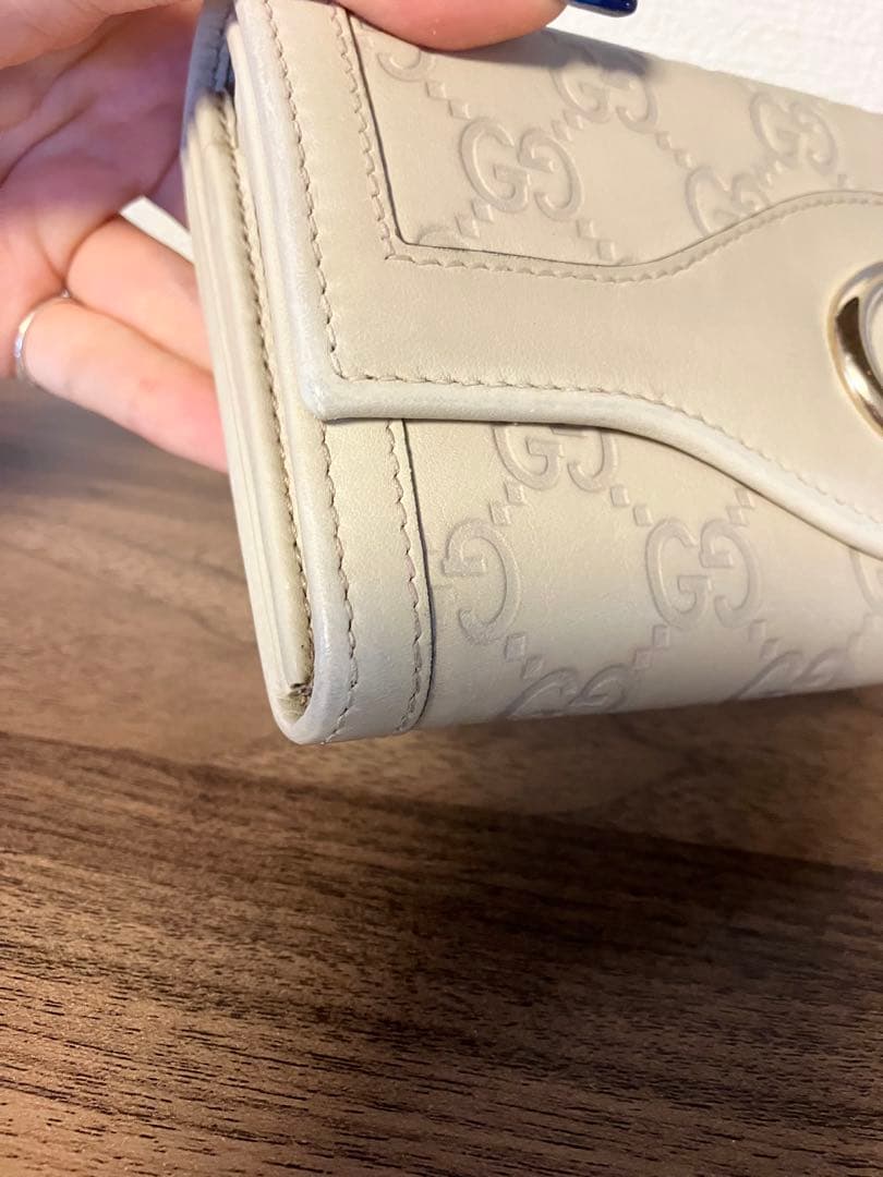 美品！GUCCI グッチ　GGマーモント　長財布