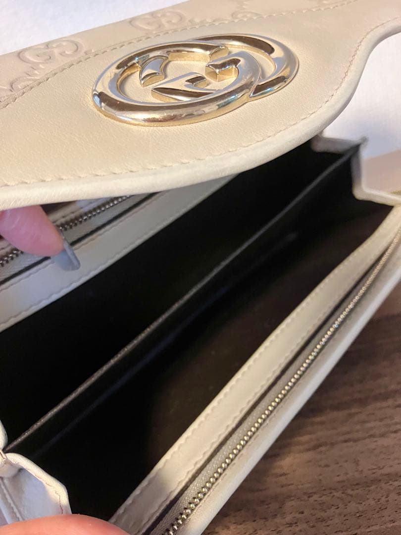 美品！GUCCI グッチ　GGマーモント　長財布