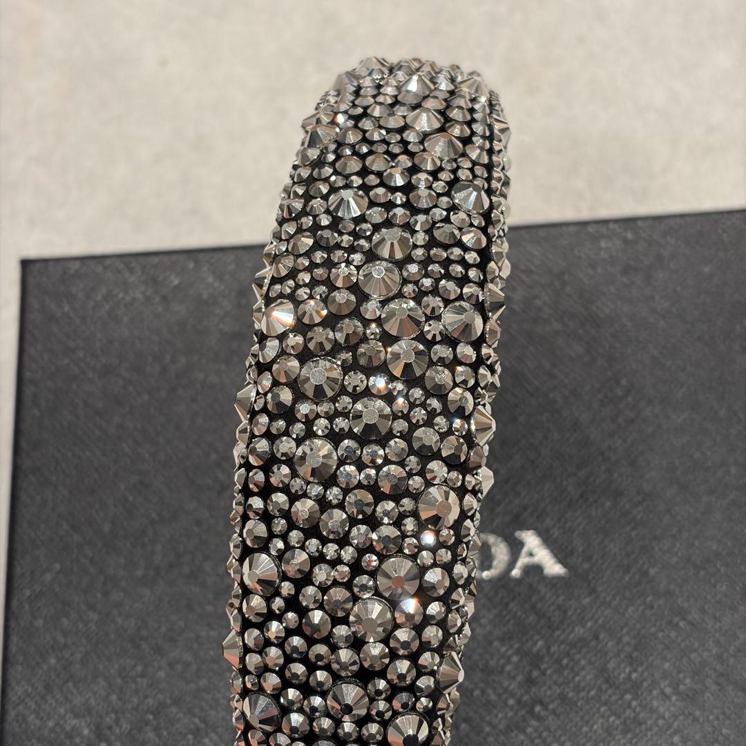 プラダ PRADA l Satin ヘッドバンド