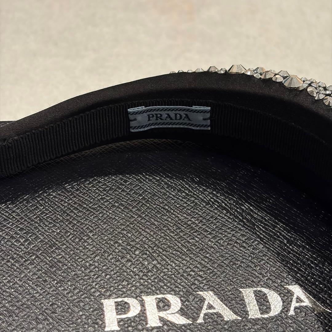 プラダ PRADA l Satin ヘッドバンド