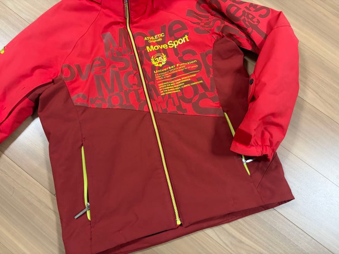 ★お洒落★デサント　ムーブスポーツ　スキーウエア 上下セット　SAJ デモ技術選