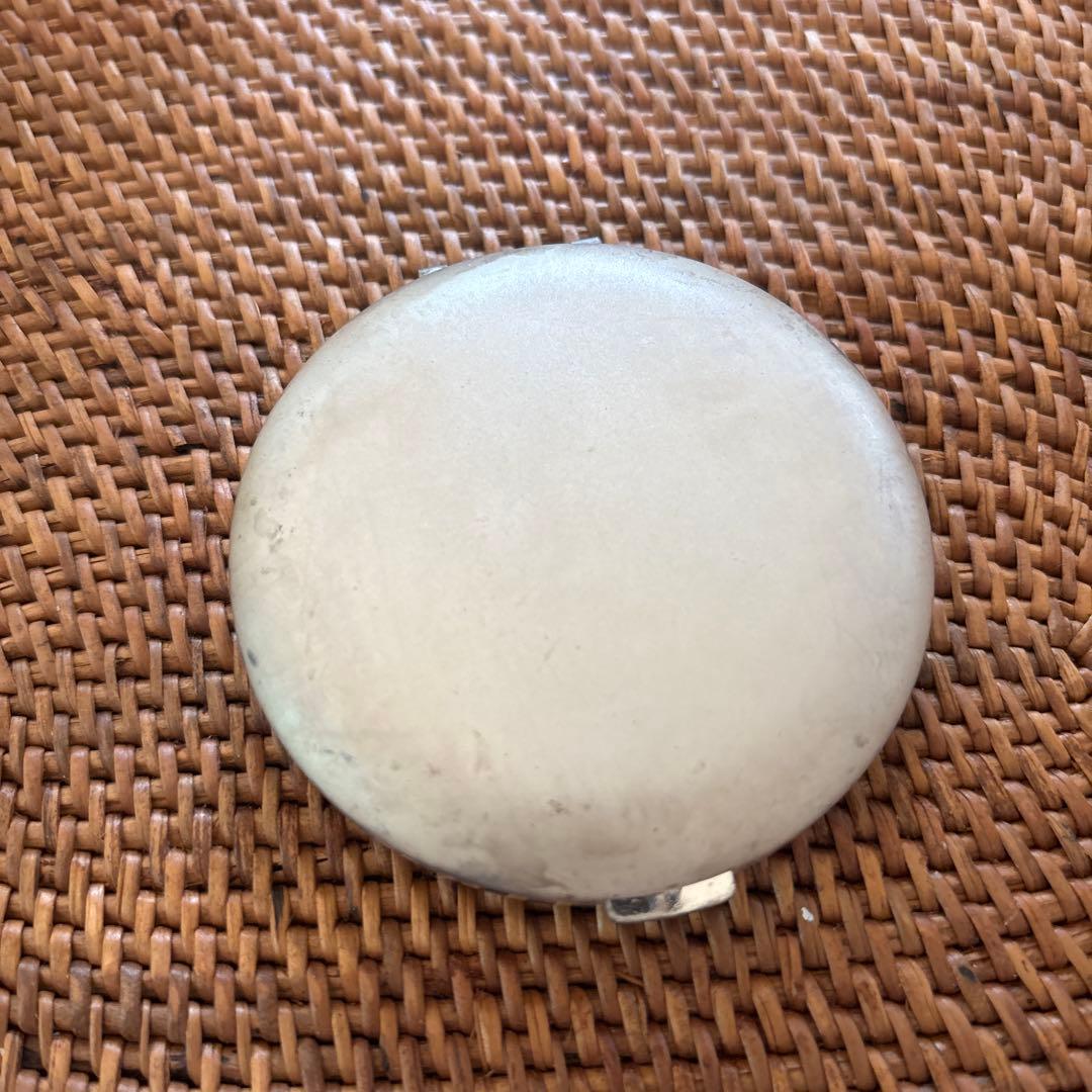 資生堂花椿会記念品シルバーコンパクト