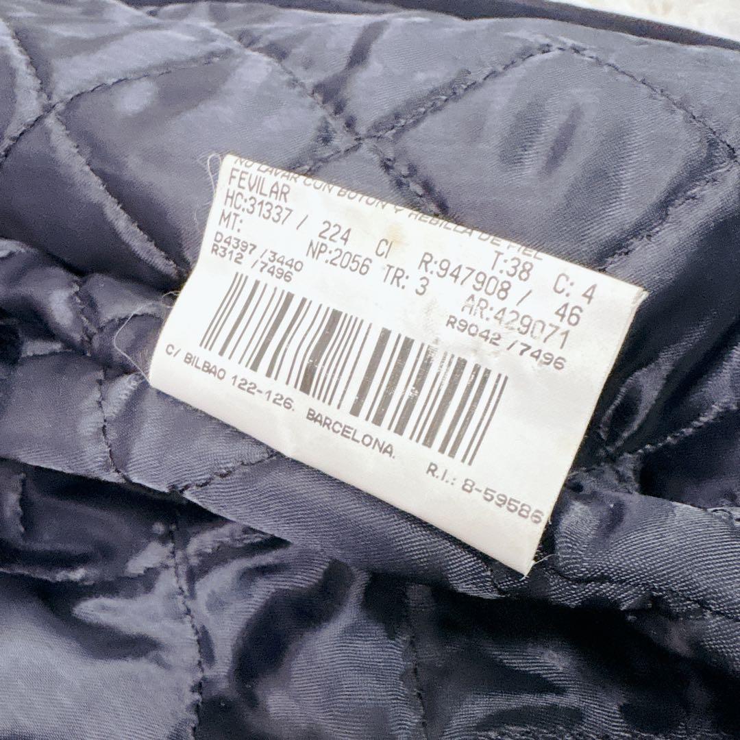 美品！ バーバリーズ 白タグ 紺 ピーコート M L相当 ウール ダブル