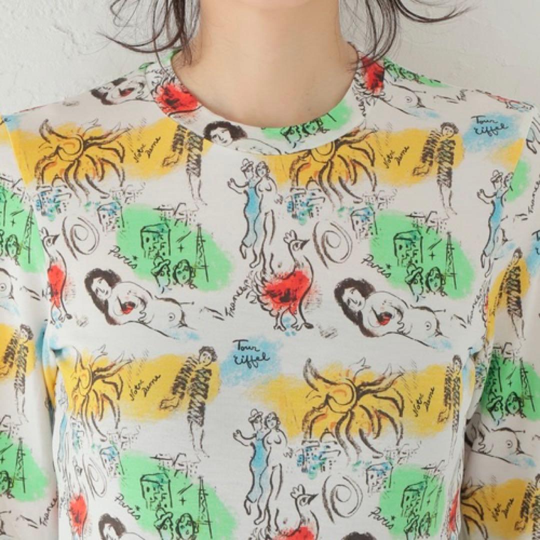 Carne Bollente カルネボレンテ カットソー 総柄　パリ レア