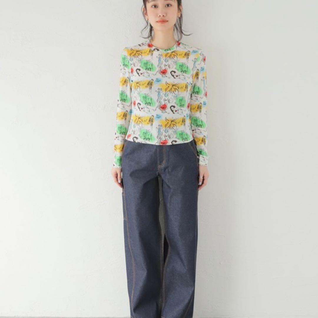 Carne Bollente カルネボレンテ カットソー 総柄　パリ レア