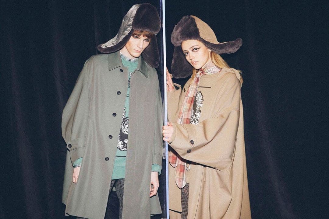 ビューティフルピープル＊ステンカラー　コットン　ポンチョ　美品