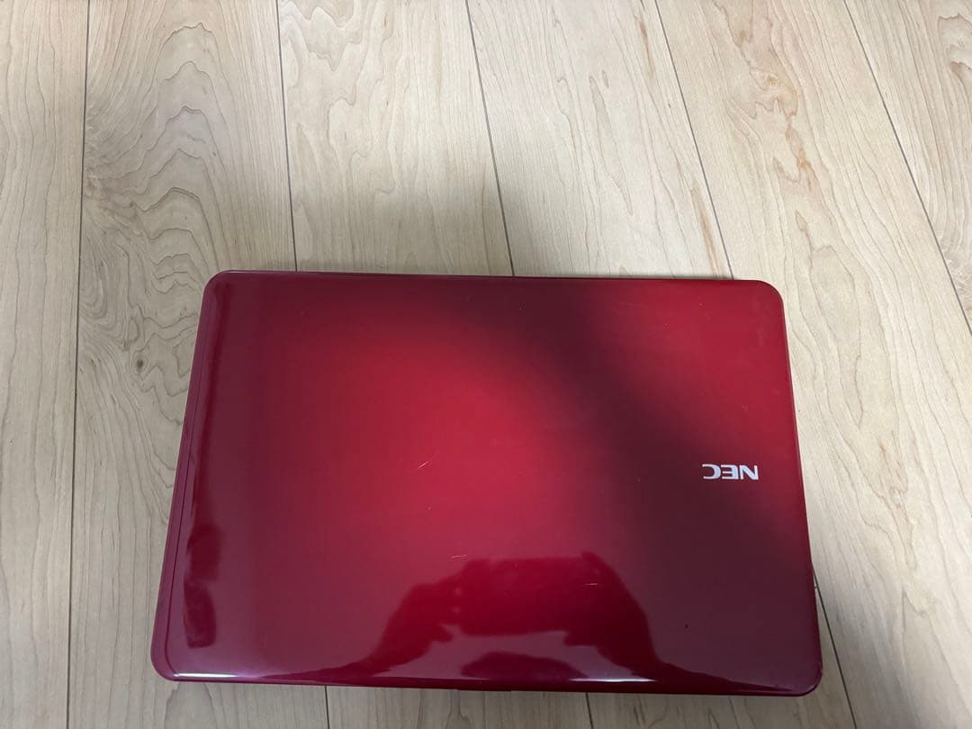 NEC ノートパソコン PC-LS350AS1TR（レッド系）