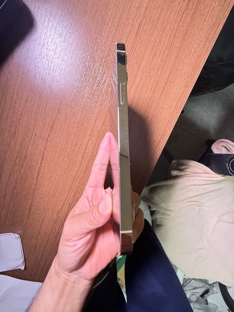 iPhone12ProMax ゴールド 128GB 残82% simフリー 美品