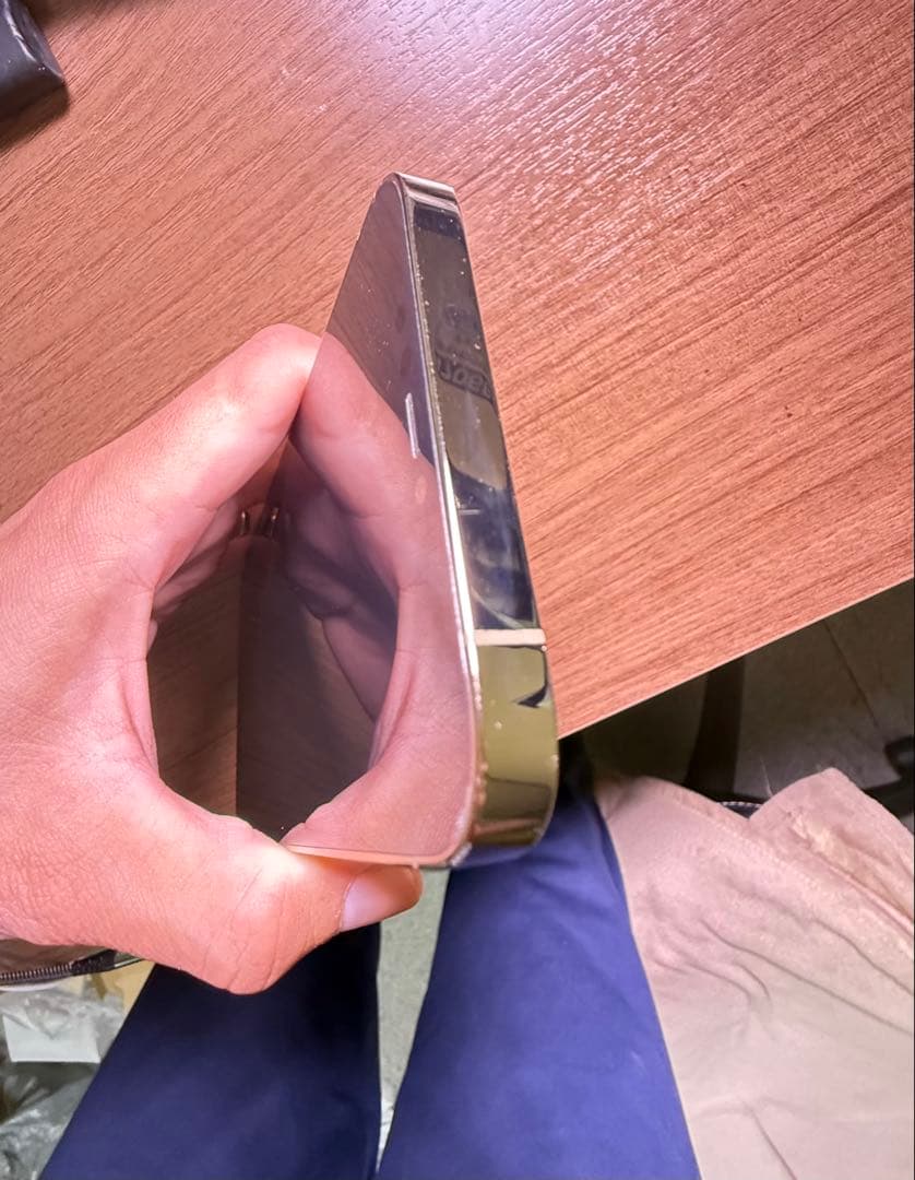 iPhone12ProMax ゴールド 128GB 残82% simフリー 美品