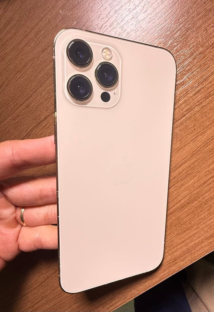 iPhone12ProMax ゴールド 128GB 残82% simフリー 美品