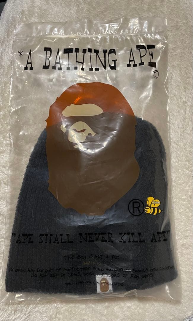 【希少】old A BATHING APE エイプ ニットキャップ ビーニー