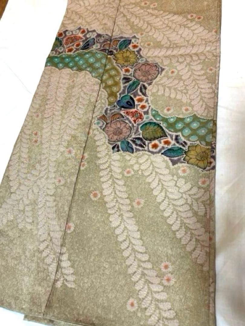 美品‼︎辻ヶ花模様　正絹　訪問着　Sサイズ　落款有り　やまと謹製