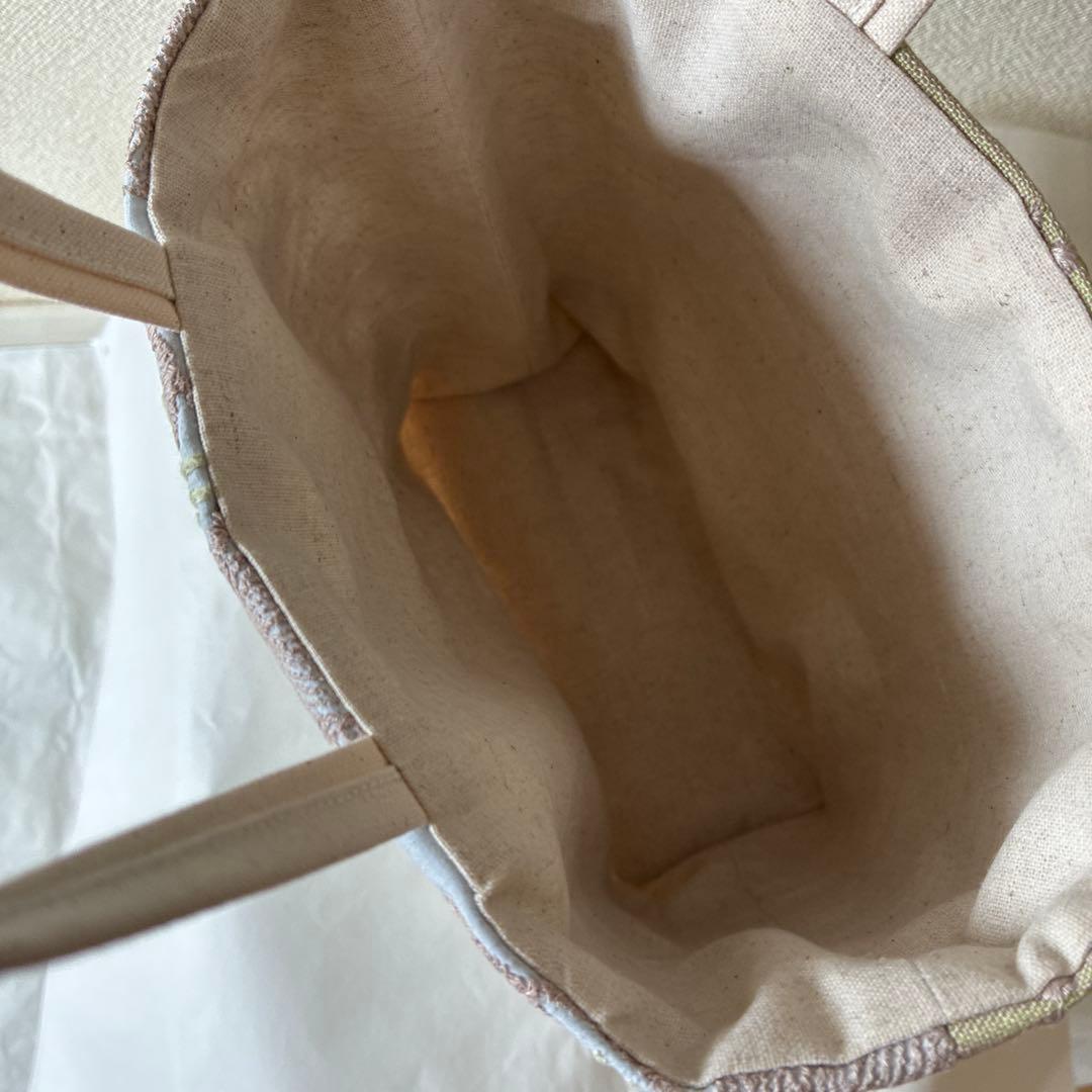 ミナペルホネン 生地使用　hana kaze/タンバリン　お散歩トートバッグ