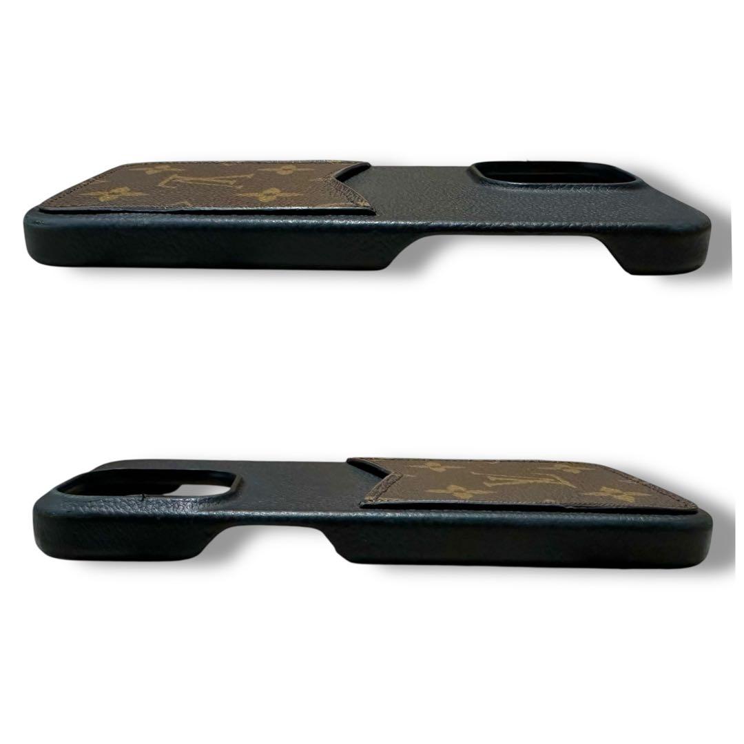 極美品 ルイヴィトン iPhone14ProMAXケース バンパー モノグラム