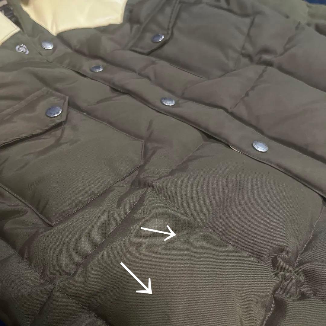 シュガーケーン レザーヨークダウンジャケット SUGAR CANE S ダウン