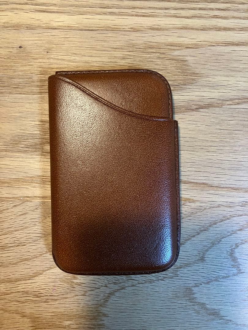 GLEN レザー 名刺入れ ブラウン