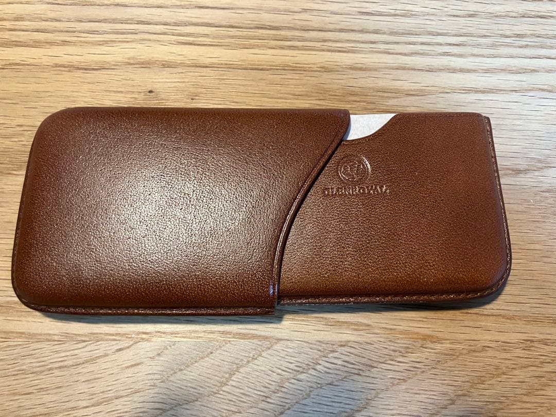 GLEN レザー 名刺入れ ブラウン