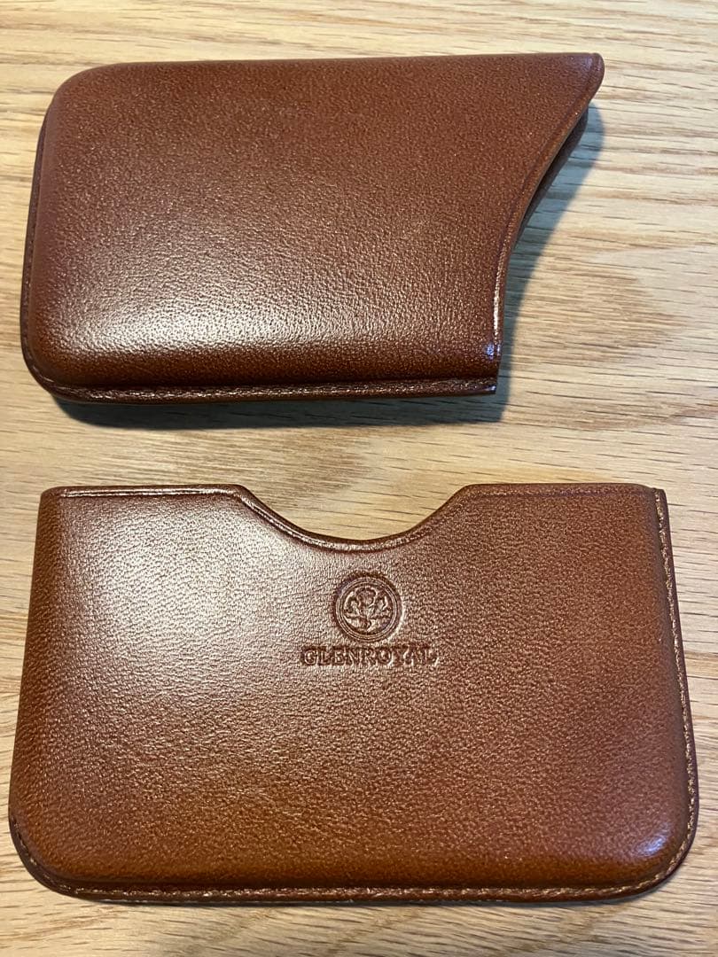 GLEN レザー 名刺入れ ブラウン