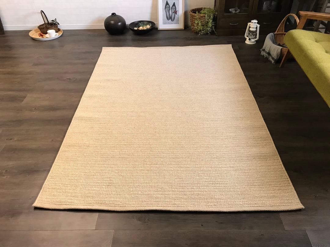 Dana 即購入 OK138x202cm ラグ ラグマット ベージュ