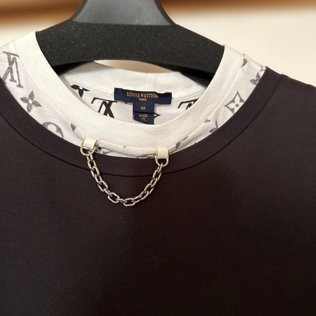 も*も様 クリスマスセール‼️Louis Vuitton 半袖Tシャツ M 黒/