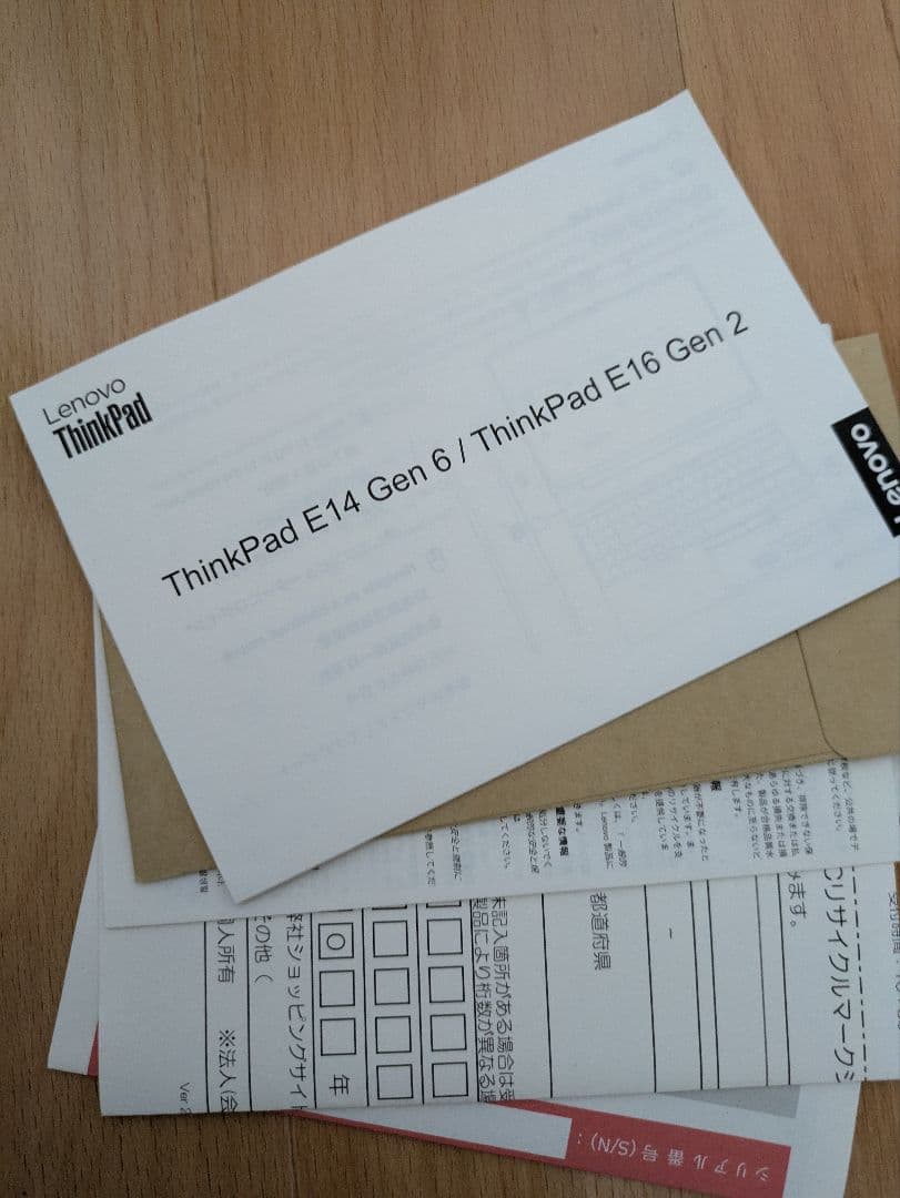 Lenovo Thinkpad E14 gen6 (US配列, メモリ24GB)