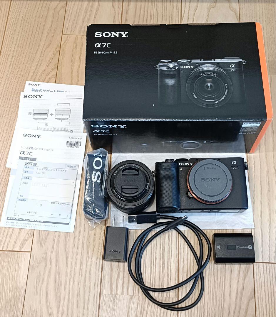 SONY α7CL ミラーレス一眼　 シャッター数２８３８枚