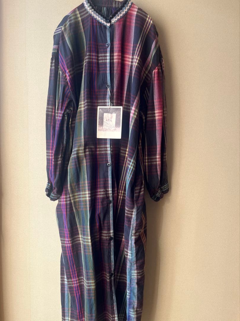 GO TO HOLLYWOOD 新品タグ付　マドラスチェック　ロングシャツ 01