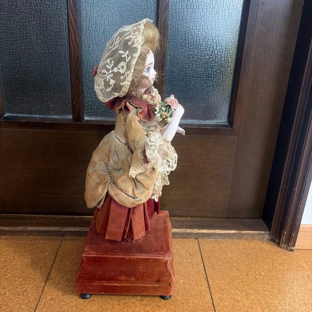 桃*）様 アンティークドール　オルゴール