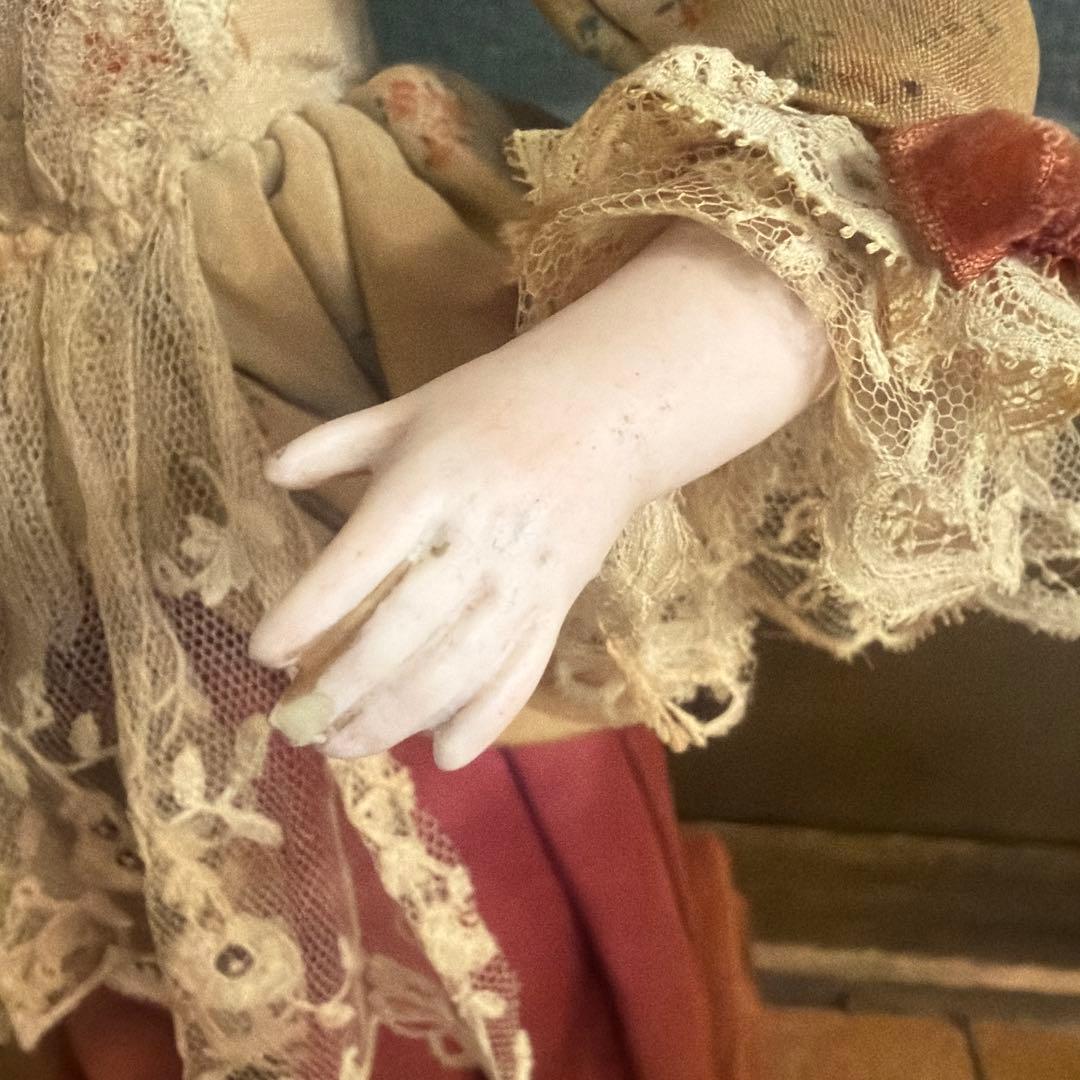 桃*）様 アンティークドール　オルゴール