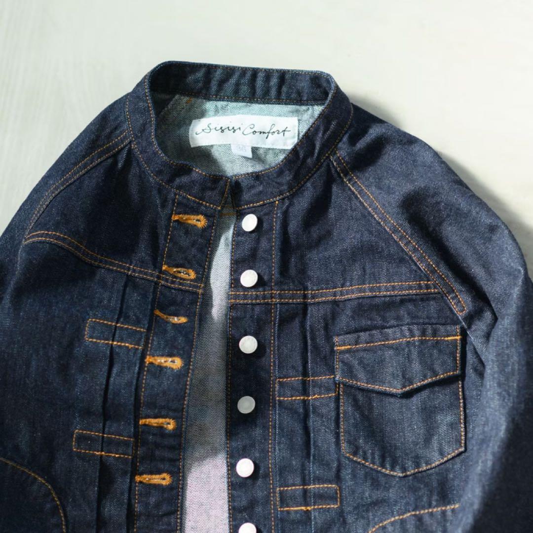 sisisi Comfort ベーシックデニムジャケット 36