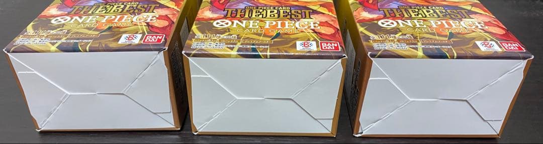 ONEPIECECARD THE BEST 3box 新品 未開封 テープ付き