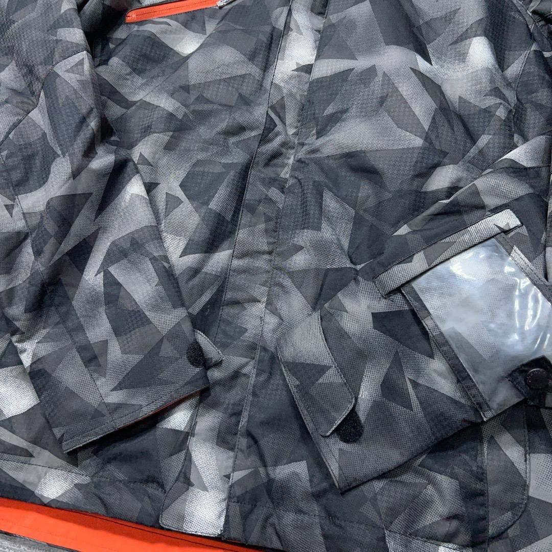 美品★ phenix フェニックス スキーウェア メンズO 総柄 黒 近年モデル