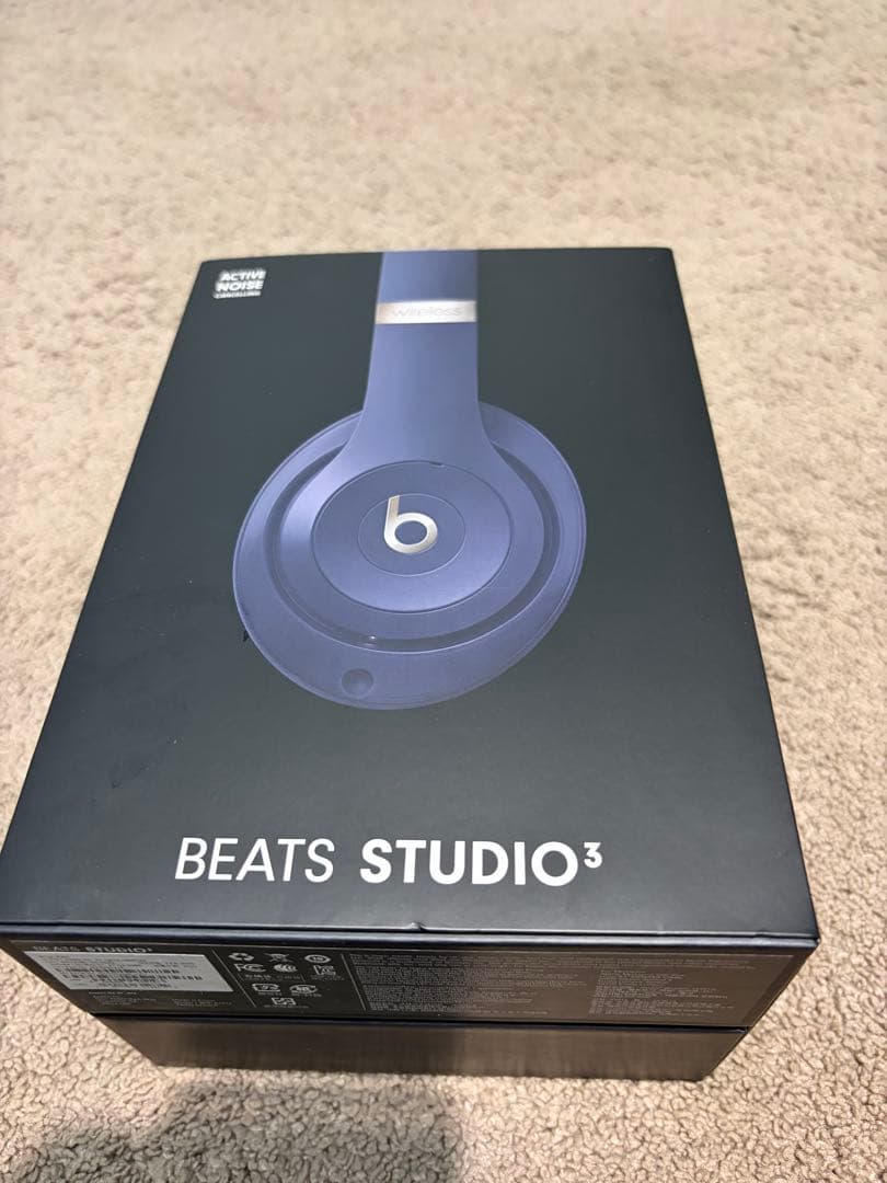 Beats Studio3 ワイヤレスヘッドホン ネイビー