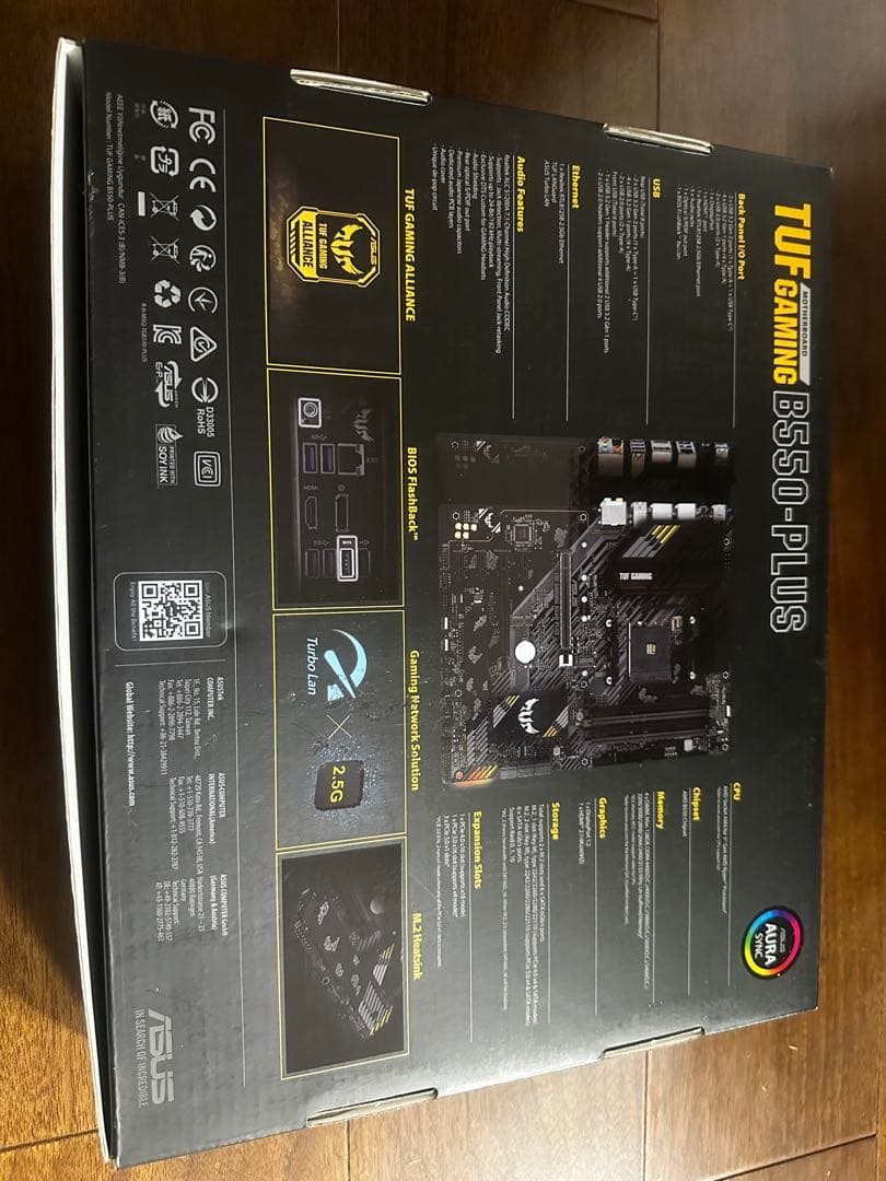 【16GBメモリ付】AM4 TUF GAMING B550-PLUSマザーボード