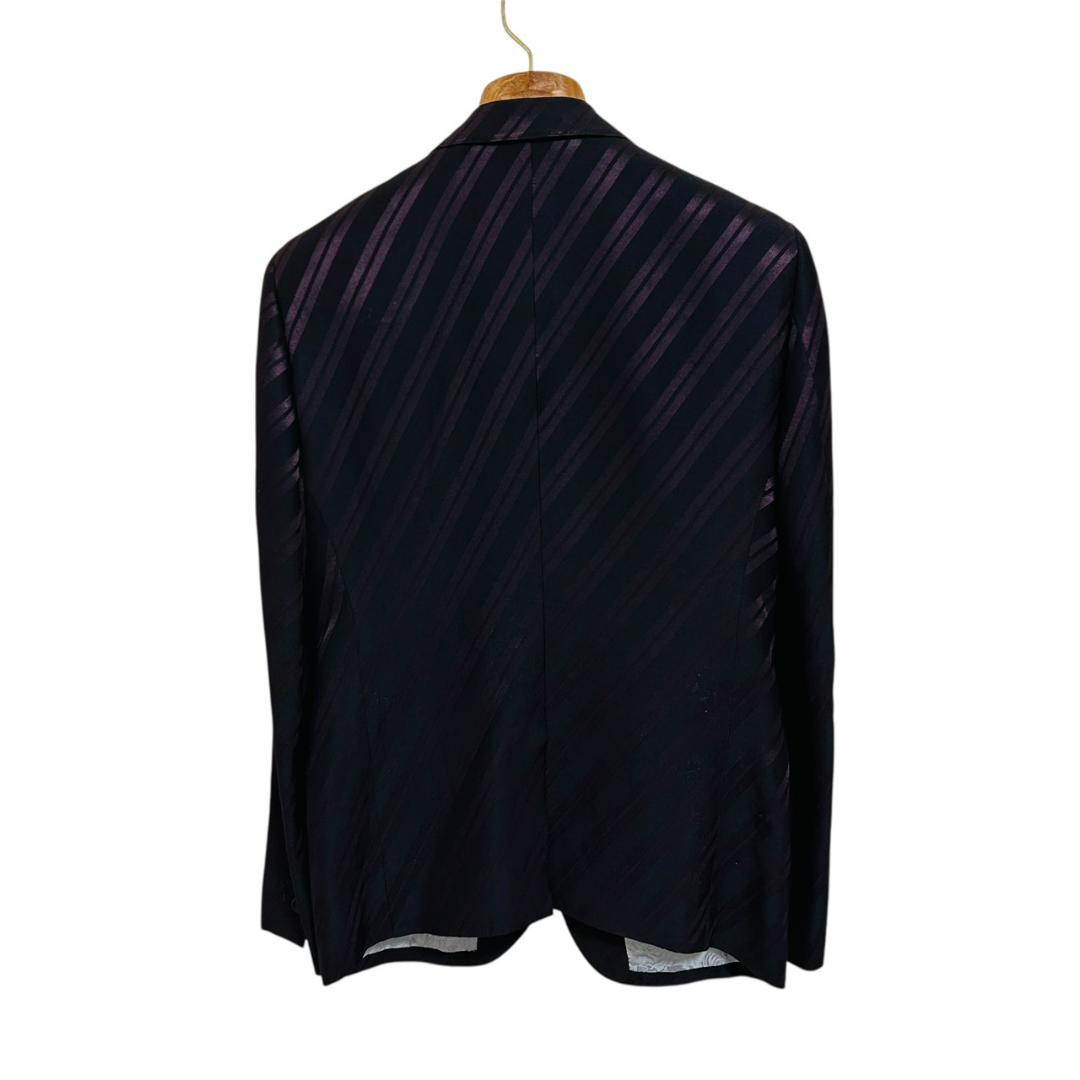 美品 d.k.f ドン小西 デザインジャケット 44 赤 シルバー 派手 モード