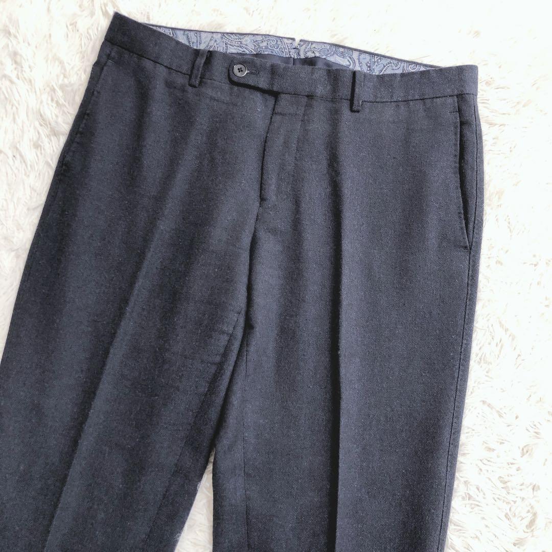 大きいサイズLL✨エトンネ スーツ セットアップ ビジネス セレモニー濃紺伊生地