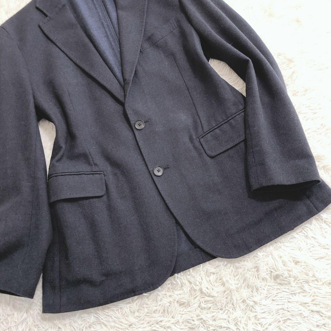 大きいサイズLL✨エトンネ スーツ セットアップ ビジネス セレモニー濃紺伊生地